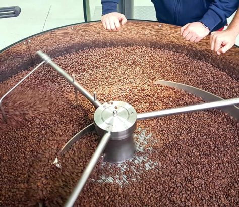 proces de prajire si macinare cafea proporzioni