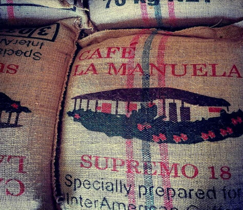 saci de cafea proporzioni